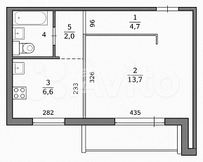 1-к. квартира, 30м2, 8/10 эт.